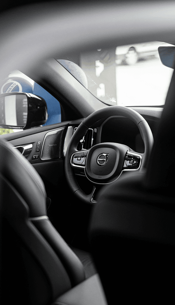 Intérieur habitacle Volvo – volant et cockpit